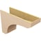 Ekena Millwork 12"W x 36"D x 24"H Classic Legacy Rough Cedar Woodgrain TimberThane Corbel, Primed Tan CORUR12X36X24LGYRCPR - alternate 6